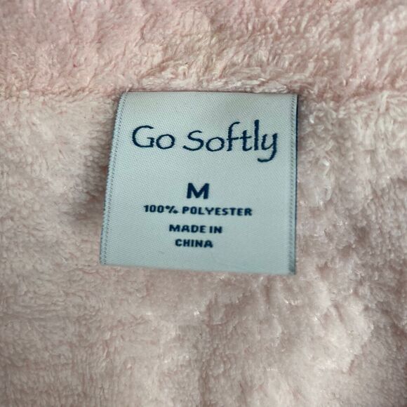Go Softly 90s Pink Bed Jacket size Medium - Picture 3 of 7